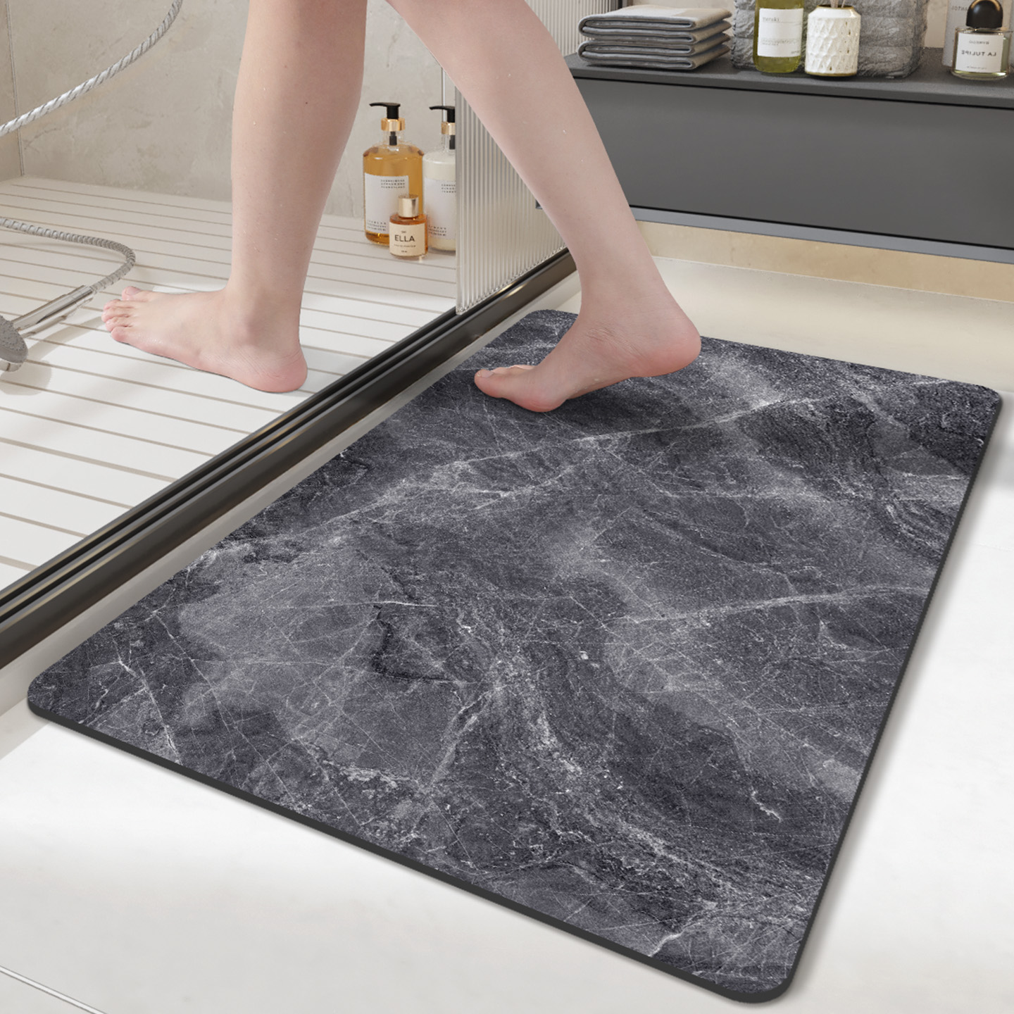 大江浴室地垫家用硅藻泥吸水软垫