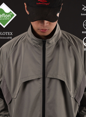 CATCHUS三防两穿飞行户外夹克SOLOTEX龙鳞航海哈灵顿冲锋衣外套男