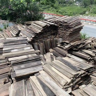 木瓦木瓦片屋檐装 饰户外门头复古老杉木招牌餐饮老木板旧木板风化