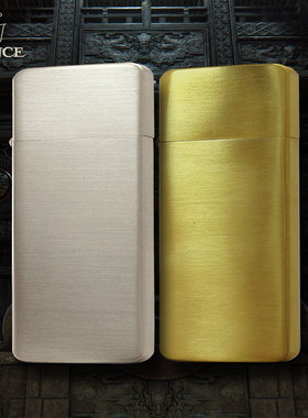 日本原装进口正版PRINCE王子纯铜超薄 纤巧个性煤油打火机 PR-999