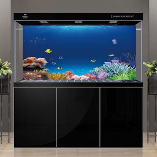 鱼缸背景纸海洋小鱼背景定制自粘3d立体鱼缸背景5D贴纸