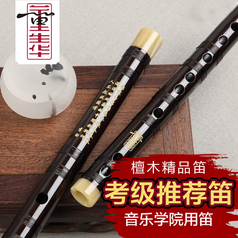 专业演奏笛子成人入门董生华檀木