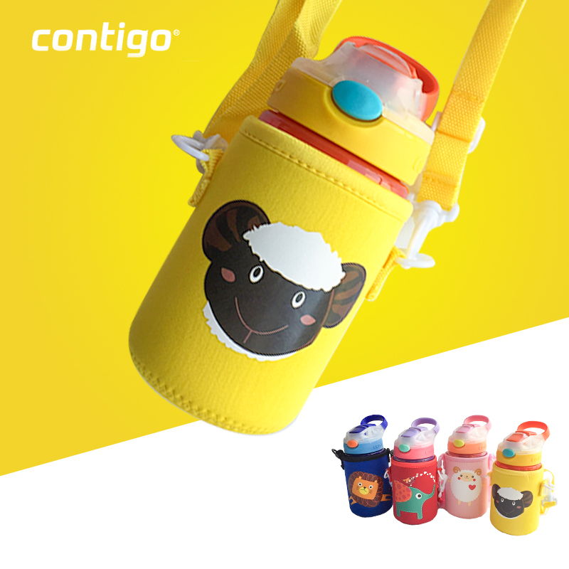 contigo¿µµÏ¿ËÎü¹Ü±±Ì׿ɱ³±£»¤Ì×¶ùͯˮ±Ì׿ɰ®400 414 450ml