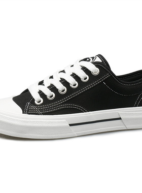 闪步26119 潮鞋透气休闲男士帆布鞋男鞋春季男士休闲帆布鞋潮板鞋