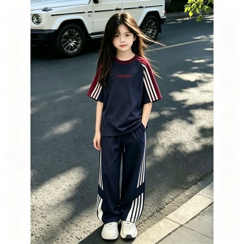 2026女装运动衣服女童夏季套装洋气韩系夏天休闲儿童初夏裤子