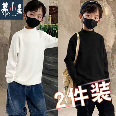 冬季男童德绒通勤柔软保暖加绒厚