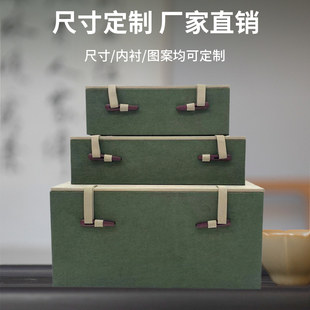 瓷盘茶托壶承茶饼砚台装饰盘锦盒收纳盒包装盒瓷板画订制定做打样