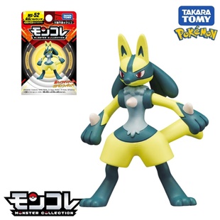 TOMY多美卡4月新品精灵宝可梦 MS-52闪光路卡利欧 小手办模型玩具