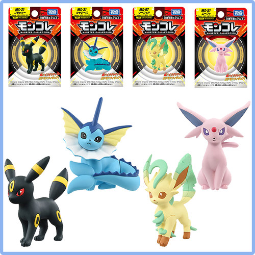 TOMY多美卡 11月新品精灵宝可梦太阳 叶伊布系列口袋妖怪手办模型