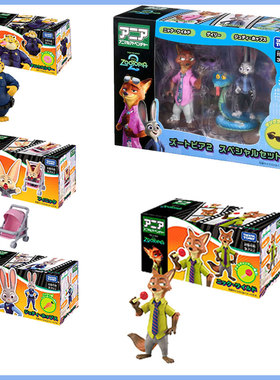 TOMY多美卡11月新品梦想迪士尼疯狂动物城2 朱迪尼克手办摆件玩具