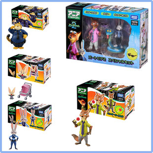 TOMY多美卡11月新品梦想迪士尼疯狂动物城2 朱迪尼克手办摆件玩具