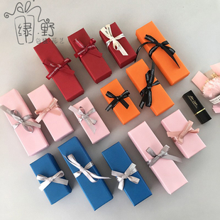 小号高档韩版精美单支口红唇釉包装盒女饰品唇膏香水礼盒空盒
