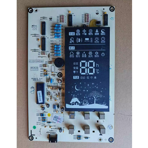 格力空调电脑板王者风尚显示板柜机控制板305681021 D827F33V