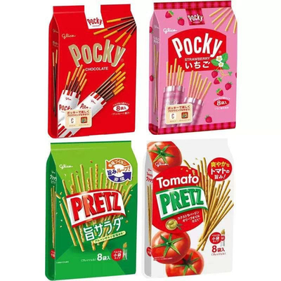 日本进口golico格力高pocky草莓