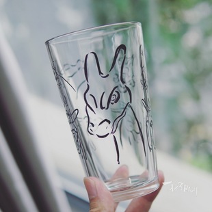 宝可梦口袋妖怪喷火龙卡通图案水杯玻璃杯茶杯奶茶杯果汁杯啤酒杯