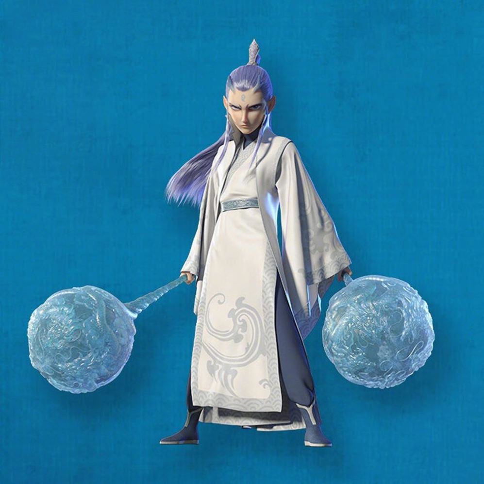 海盐棒棒糖敖丙盘龙冰锤武器cosplay服周边3d打印玩具伸缩小礼物