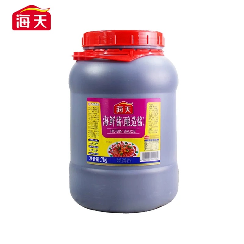 海天海鲜酱商用7kg 酿造酱大桶装下饭炒菜海鲜佐料火锅蘸料调味料