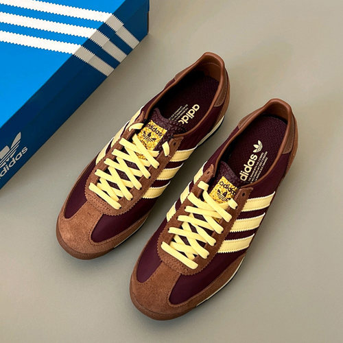 正品Adidas阿迪达斯三叶草SL72男女经典薄底运动休闲T头鞋 IE3425