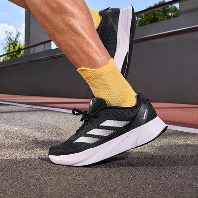 正品Adidas阿迪达斯男女鞋黑白网面减震透气休闲跑步运动鞋ID9849
