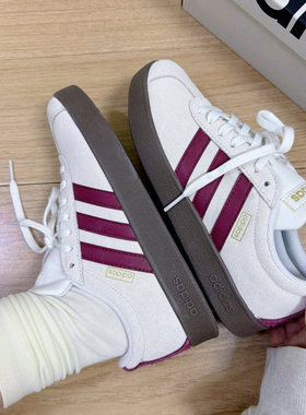 正品Adidas阿迪达斯男女款时尚复古运动休闲板鞋T头德训鞋 JR8310