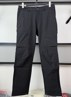 探路者软壳裤男2025秋冬新款户外CORDURA保暖直筒长裤TAMMAN91057