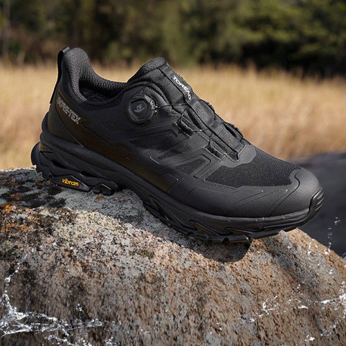 探路者男式goretex防水徒步鞋vibram防滑户外登山运动鞋