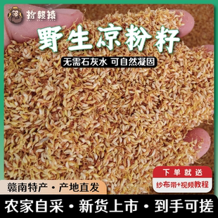 2026新货野生凉粉籽手搓冰粉纯天然薜荔免石灰爱玉籽木莲江西特产
