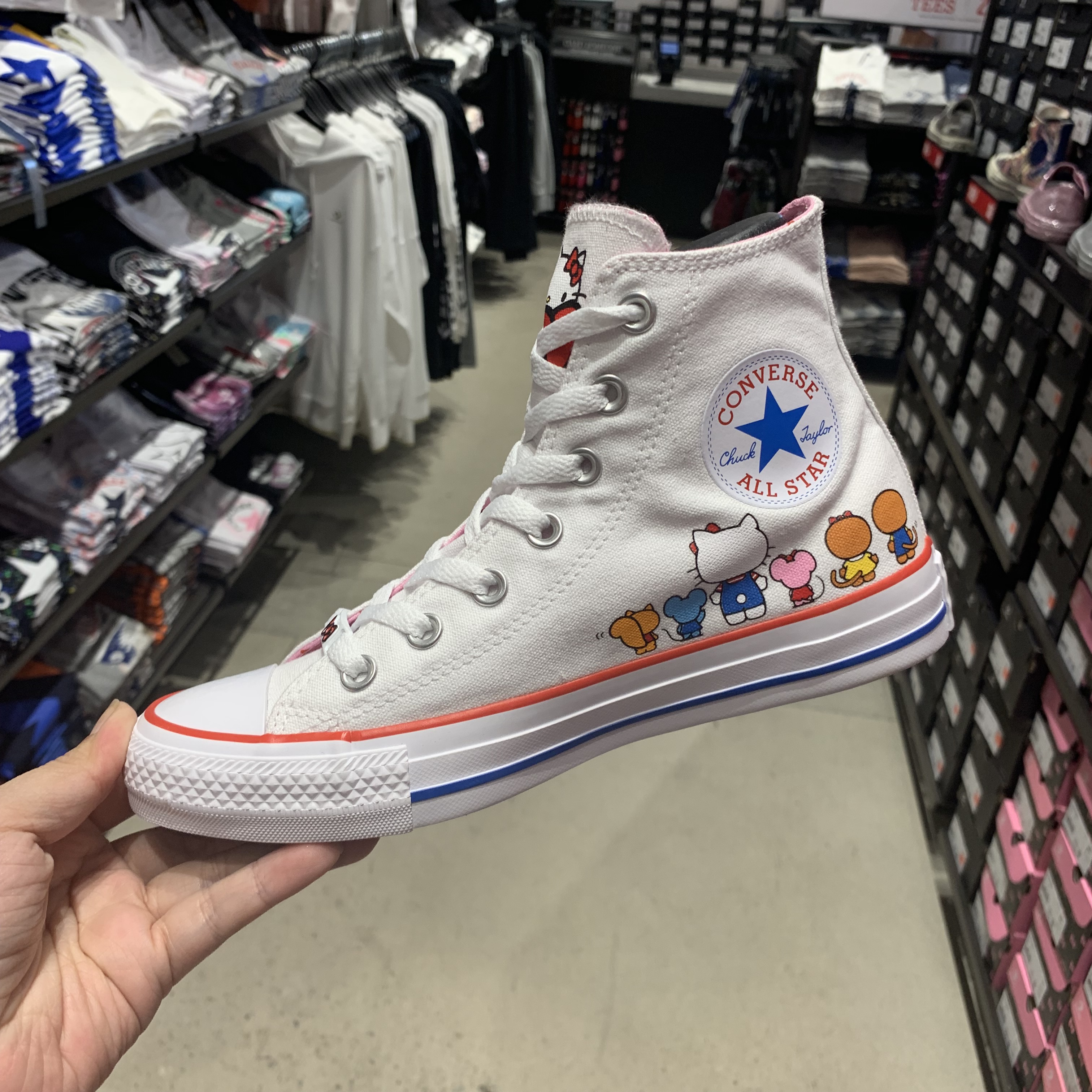 匡威联名Hello Kitty高帮女鞋1970s帆布鞋凯蒂猫哈喽一百周年限定在类目 运动鞋new, 帆布鞋中 - 来自Buy2taobao.com提供专业的淘宝代购服务