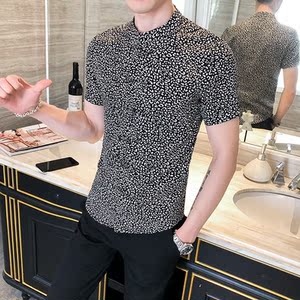 风碎花男士衬衫P90图片