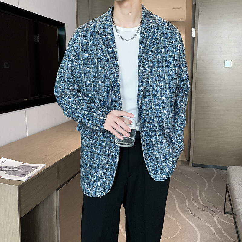 小香风休闲时尚男士单西服外套P115,男装西服,星座407-1