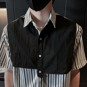 2025夏季新款青年短袖衣服街帅气男夏装潮款（单衣服）P50图片