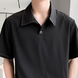 夏季男士青年款短袖衬衫T恤套装P120，男装T恤，星座407-1