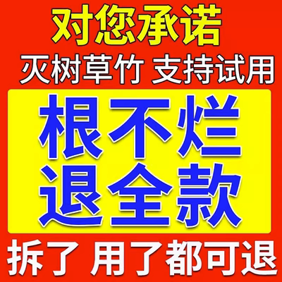 杀树一针灵烂根强力除大树专用药树枯死腐蚀大树根杂草灌木除树剂