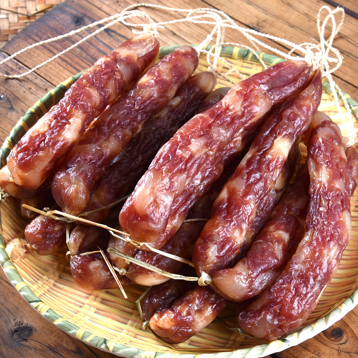 新货正宗江西风干腊肠赣南特产农家自制手工腊肉纯肉咸味赣州腊味