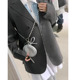 小众设计韩国迷你链条零钱口红腰包斜挎包耳机包挂饰包女2025新款