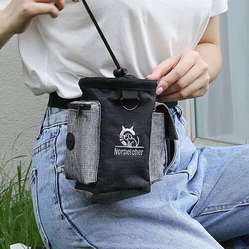 Dog outdoor training bag Dog Fanny pack therapy bag Multi-fu