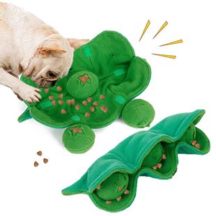 Sniffing Dog Toy Squeaky Plush Treat Dispenser IQ Puzzle Toy