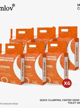 33lbs Sumlov MIXED Tofu Cat Litter, Natural Botanical, Dust-