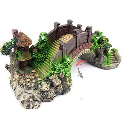 Fish Tank Artificial Bridge Resin Landscape Decoration Bridg