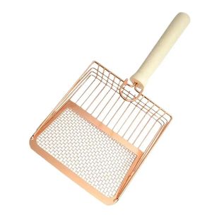 Dog Cat Clean Feces Supplies Stainless steel shovel Cat Litt