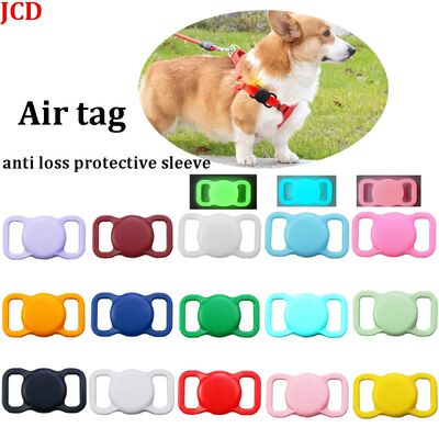 Airtag Pet Lose Proof Silicone Protective Case Dog and Cat L