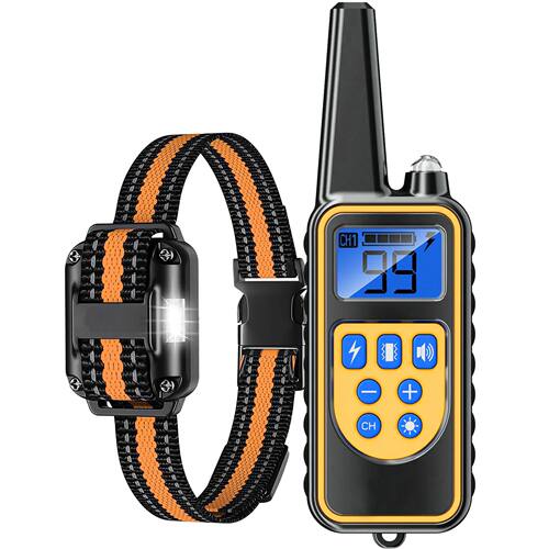 Dog Training Collar with Remote, Waterproof Shock Collar for