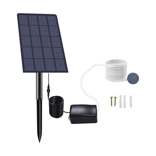 2W Plug-in Solar Oxygen Pump Fish Tank Oxygenator Aquarium O