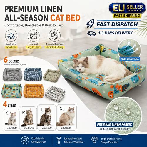 Pet Summer Mat Cute Dog Cooling Sofa Breathable Washable Fou