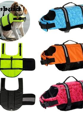 Dog Life Jacket Reflective Large Dogs Swimwear Safety Vest S