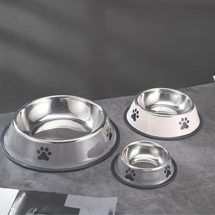 Pet Bowl Multi Stainless Food Steel Dog 1PC Cat