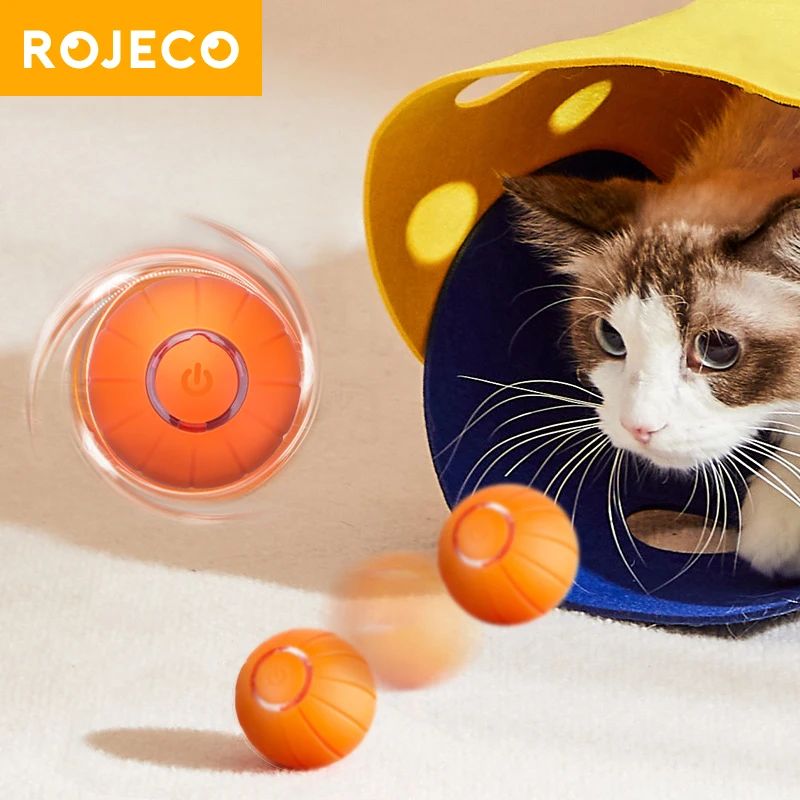Smart Cat Toys Automatic Bouncing Cat Ball Interactive Rolli