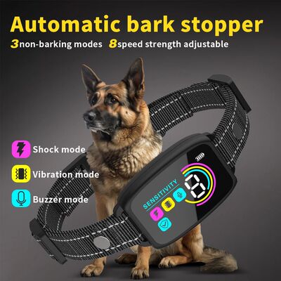 Dog Training Collar Automatic Anti Bark Dog Collar Type-C Re