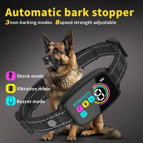 Dog Training Collar Automatic Anti Bark Dog Collar Type-C Re
