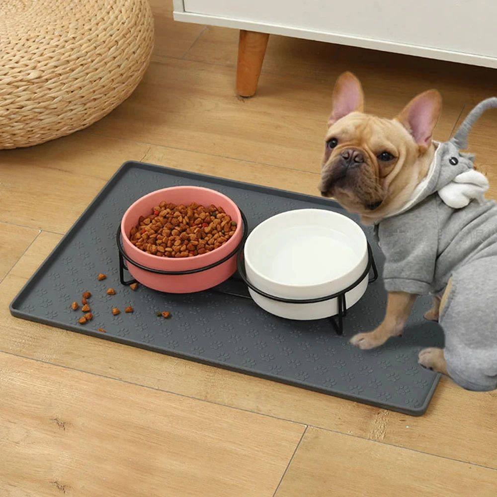 Pet Placemat Nonspill Easy to Clean Foldable Cat and Dog Fee